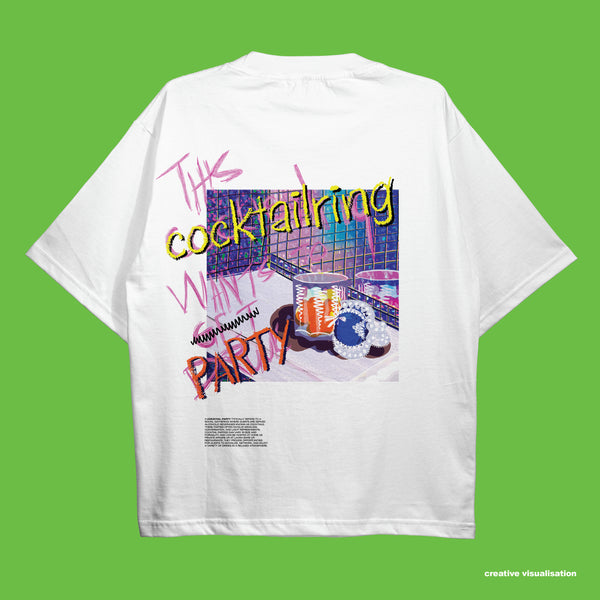 Oversized T-shirt - Cocktail Party